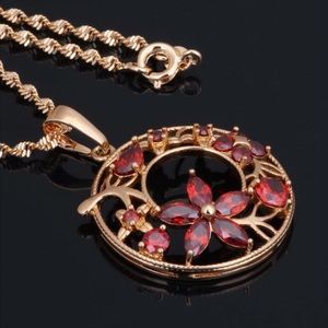 Red Crystal Necklace